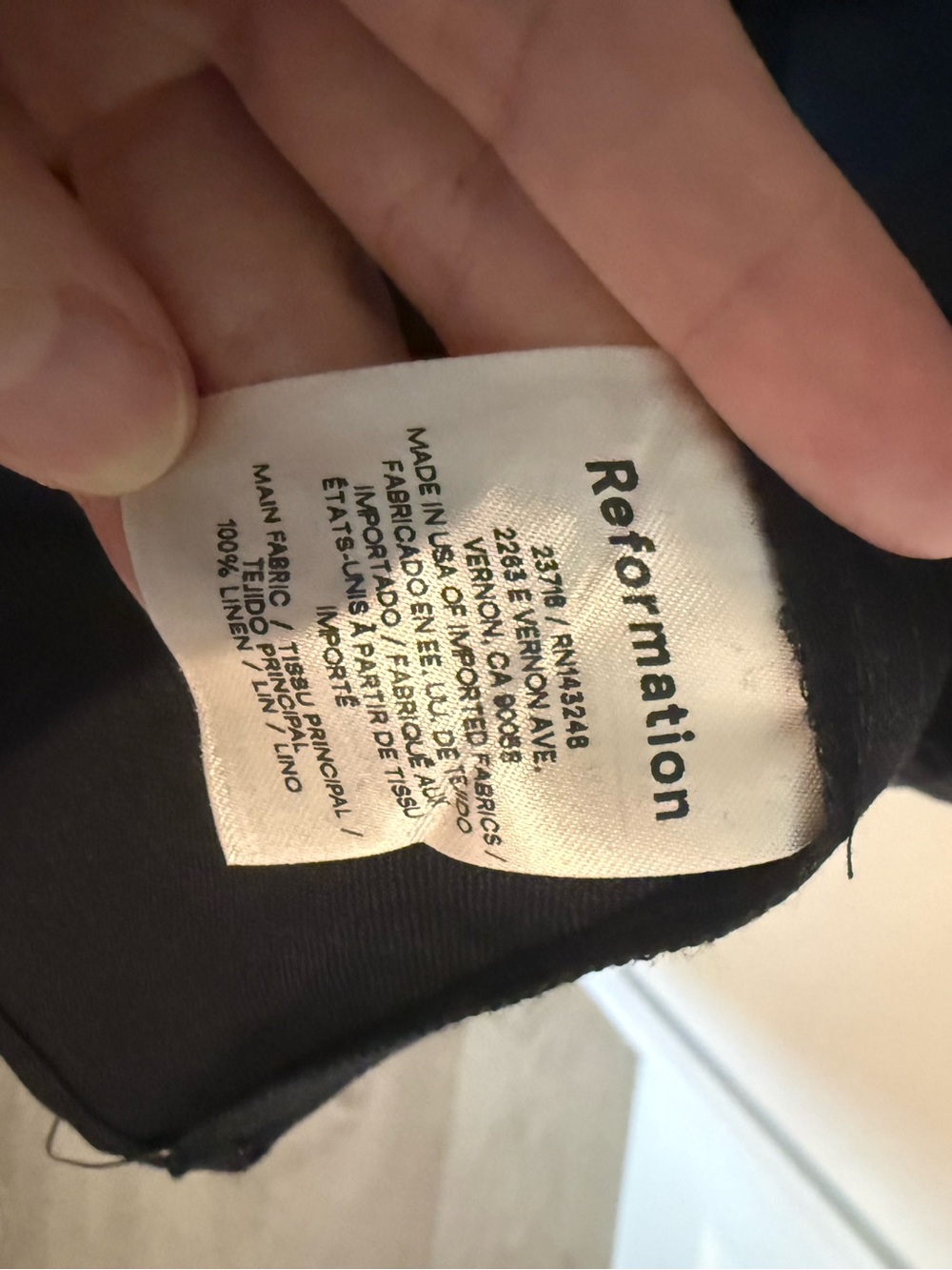 NWT Reformation Linen dress - Picture 4 of 4